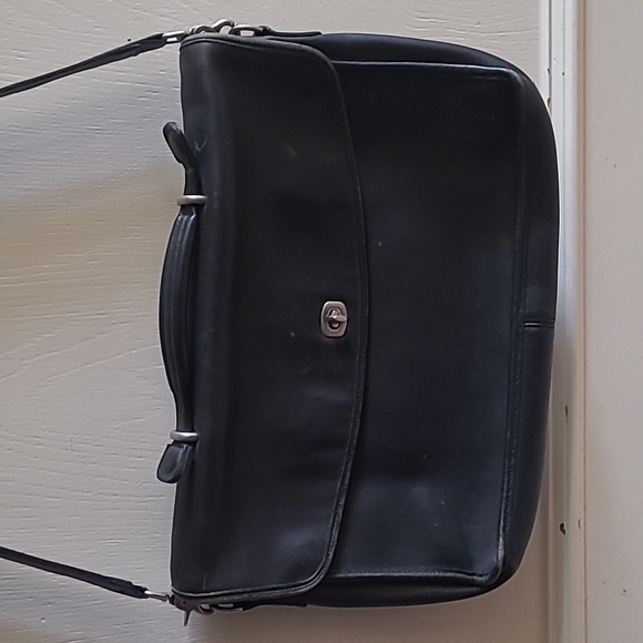 Vintage Coach (5265) Lexington Briefcase Messanger Bag, Leather, *Has Damage* - Picture 2 of 11